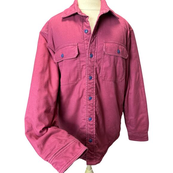 Vineyard Vines by Shep & Ian Classic Fit Shirt Shacket Barn Chore Warm Medium - Picture 2 of 8